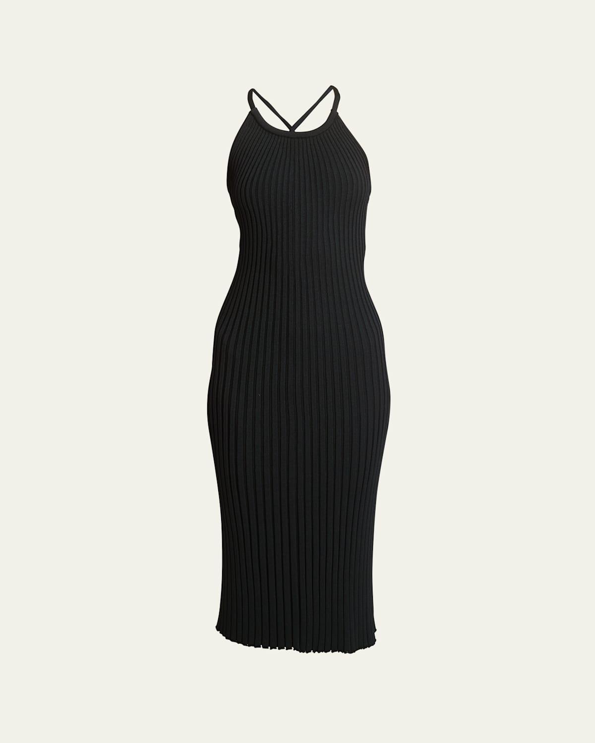 Womens Vida Rib-Knit Midi-Dress Product Image