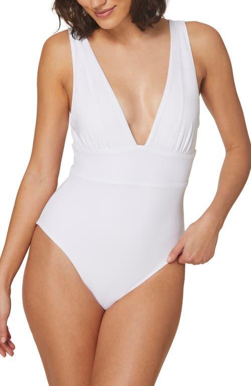 Andie Mykonos Plunge One-Piece Swimsuit Product Image