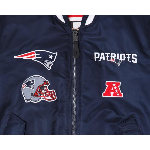 Alpha Industries X New England Patriots MA-1 Bomber Jacket Male Product Image