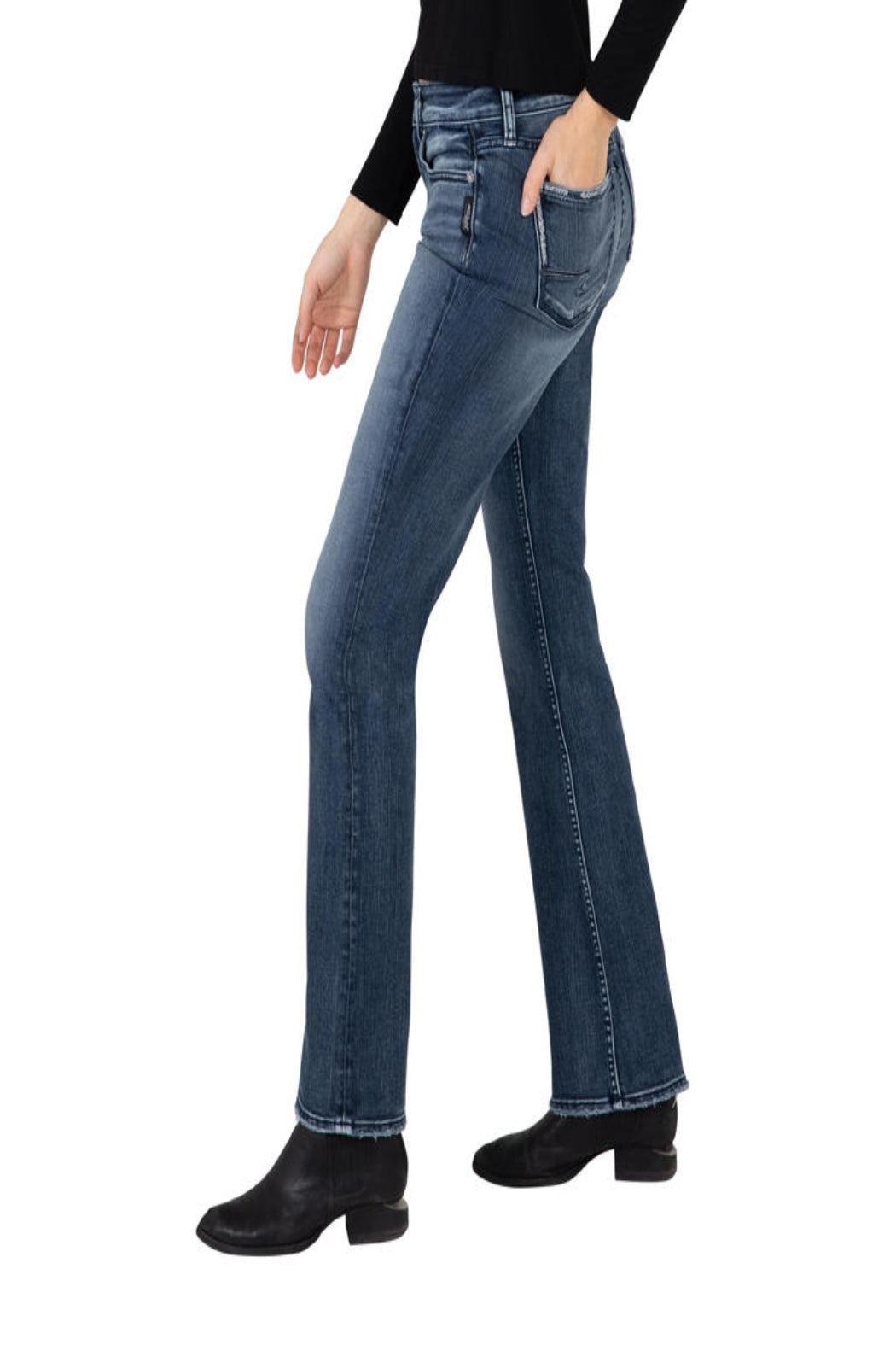 Elyse Mid Rise Slim Boot Jeans Product Image