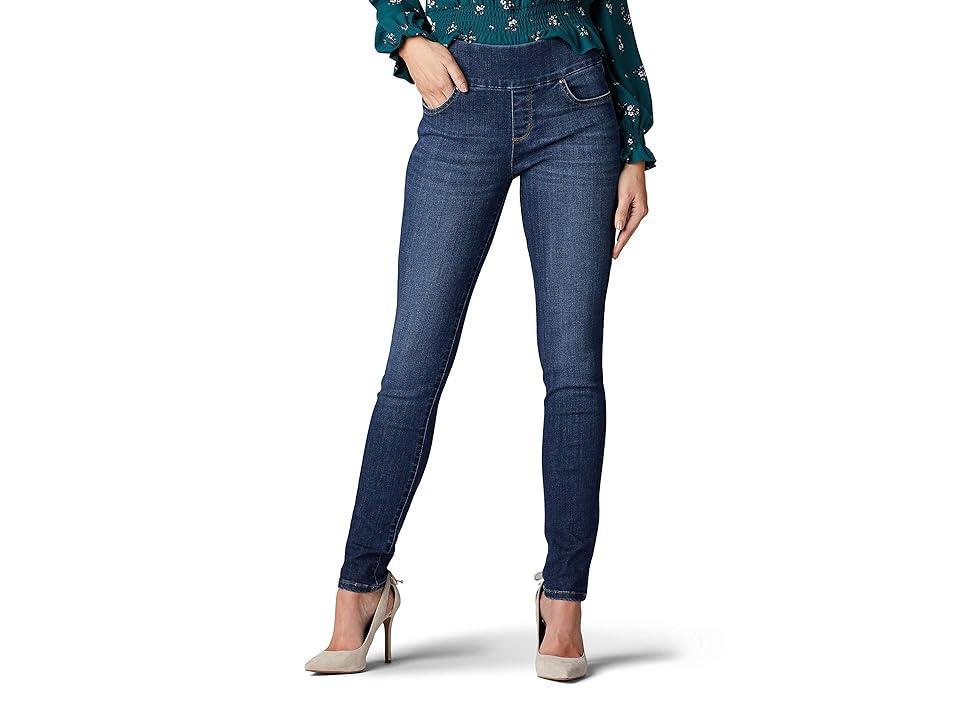 Lee Sculpting Missy Slim Fit Slim Leg Pull-On Mid-Rise (Landslide) Women's Jeans Product Image