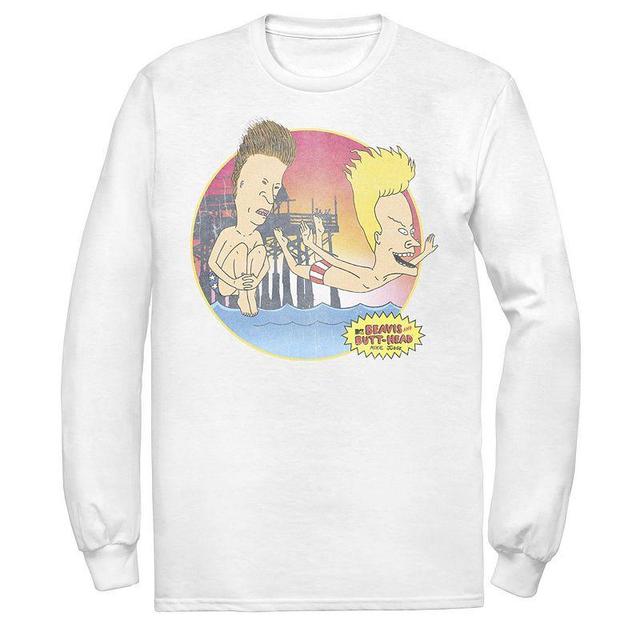 Mens Beavis Butthead Belly Flop Tee Product Image