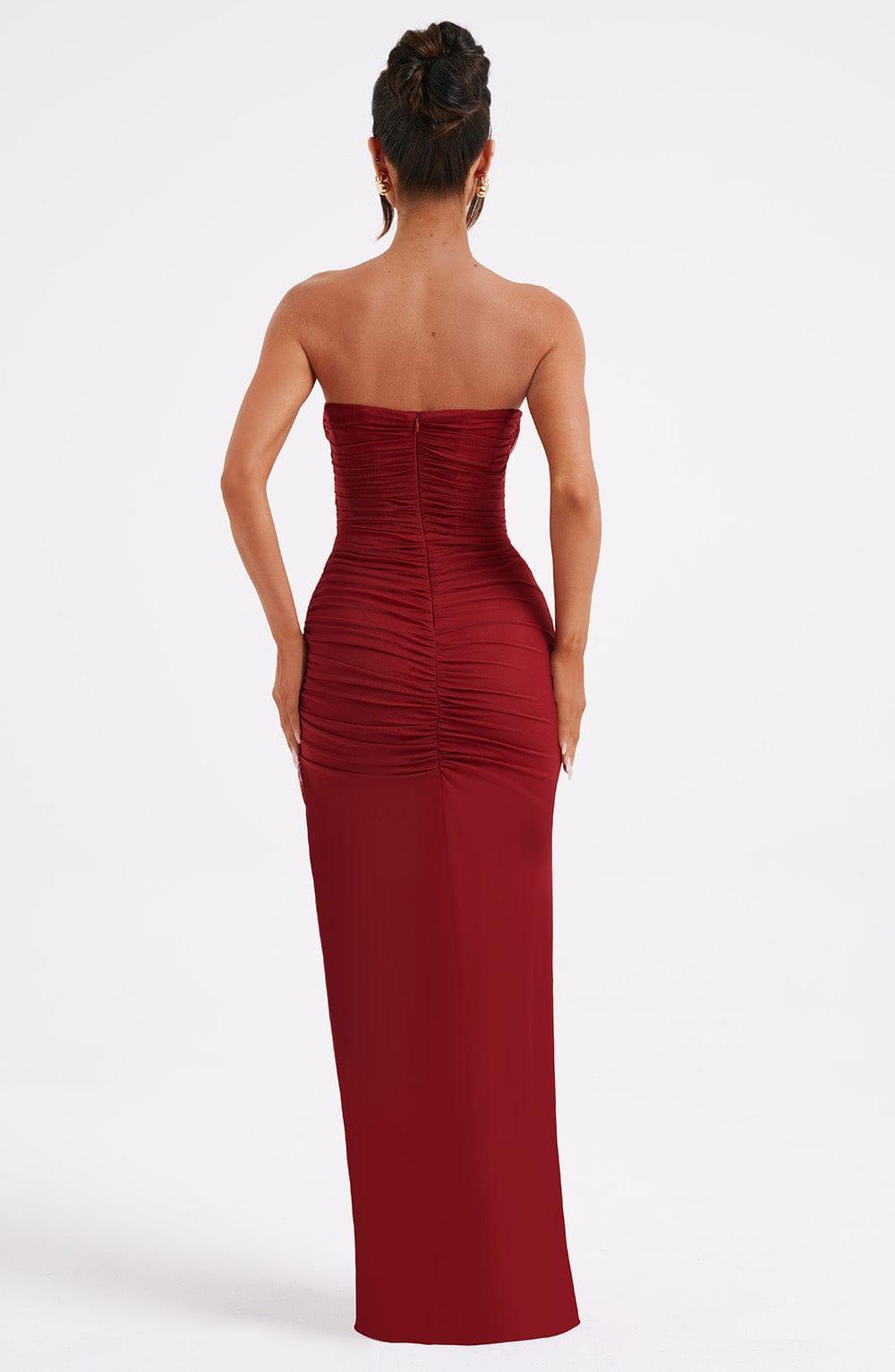 Giovanna Maxi Dress - Wine Product Image