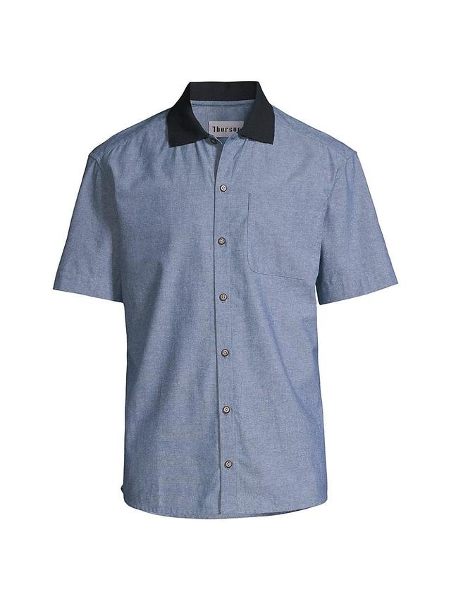 Mens Modern Cotton Short-Sleeve Shirt Product Image