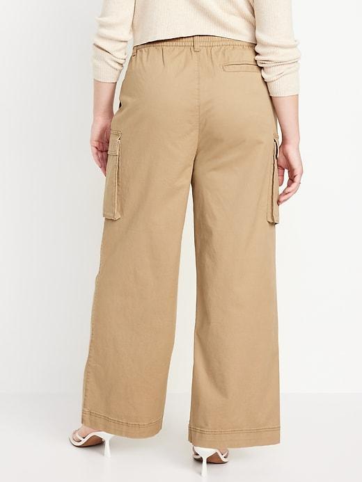 Extra High-Waisted Super Wide-Leg Cargo Pants Product Image