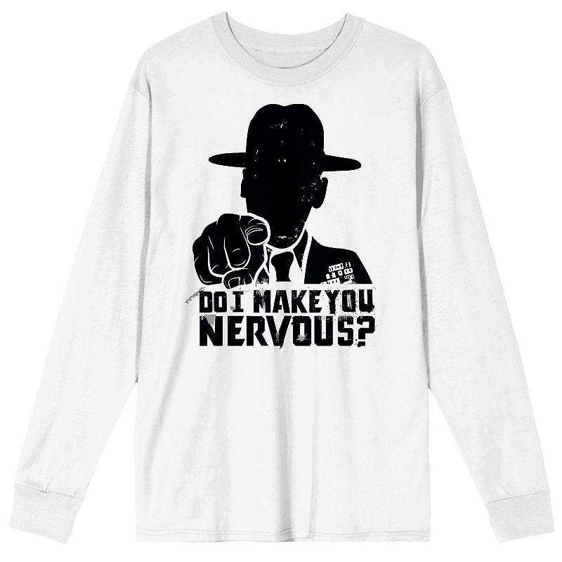 Mens Full Metal Jacket Hartman Do I Make You Nervous Long Sleeve Graphic Tee Product Image