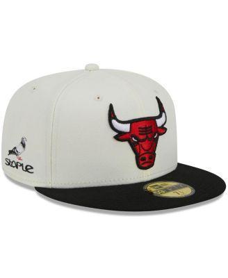 Mens New Era x Staple Cream Chicago Bulls Nba x Staple Two-Tone 59FIFTY Fitted Hat - Cream Product Image