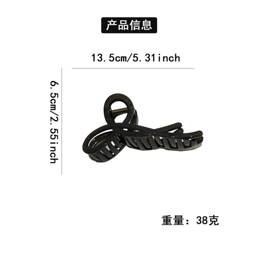 Plain Bowknot Hair Claw Product Image