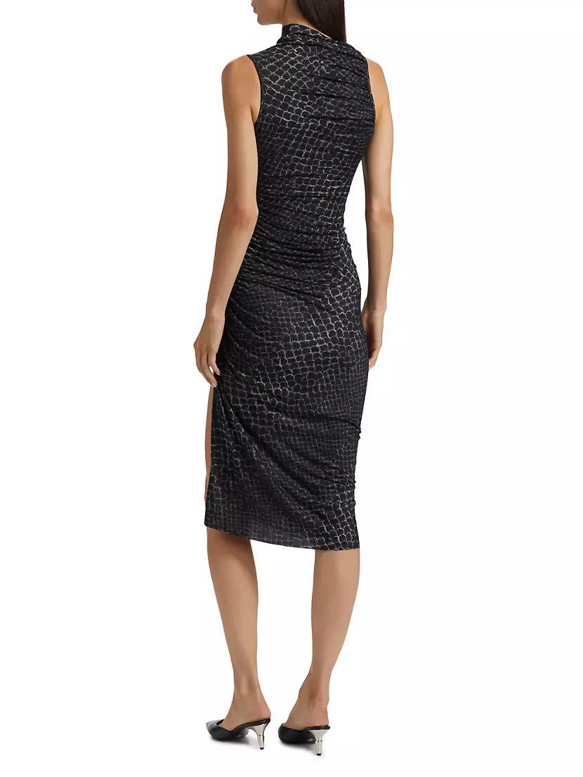 Abito Svita Crocodile Sleeveless Knee-Length Dress Product Image