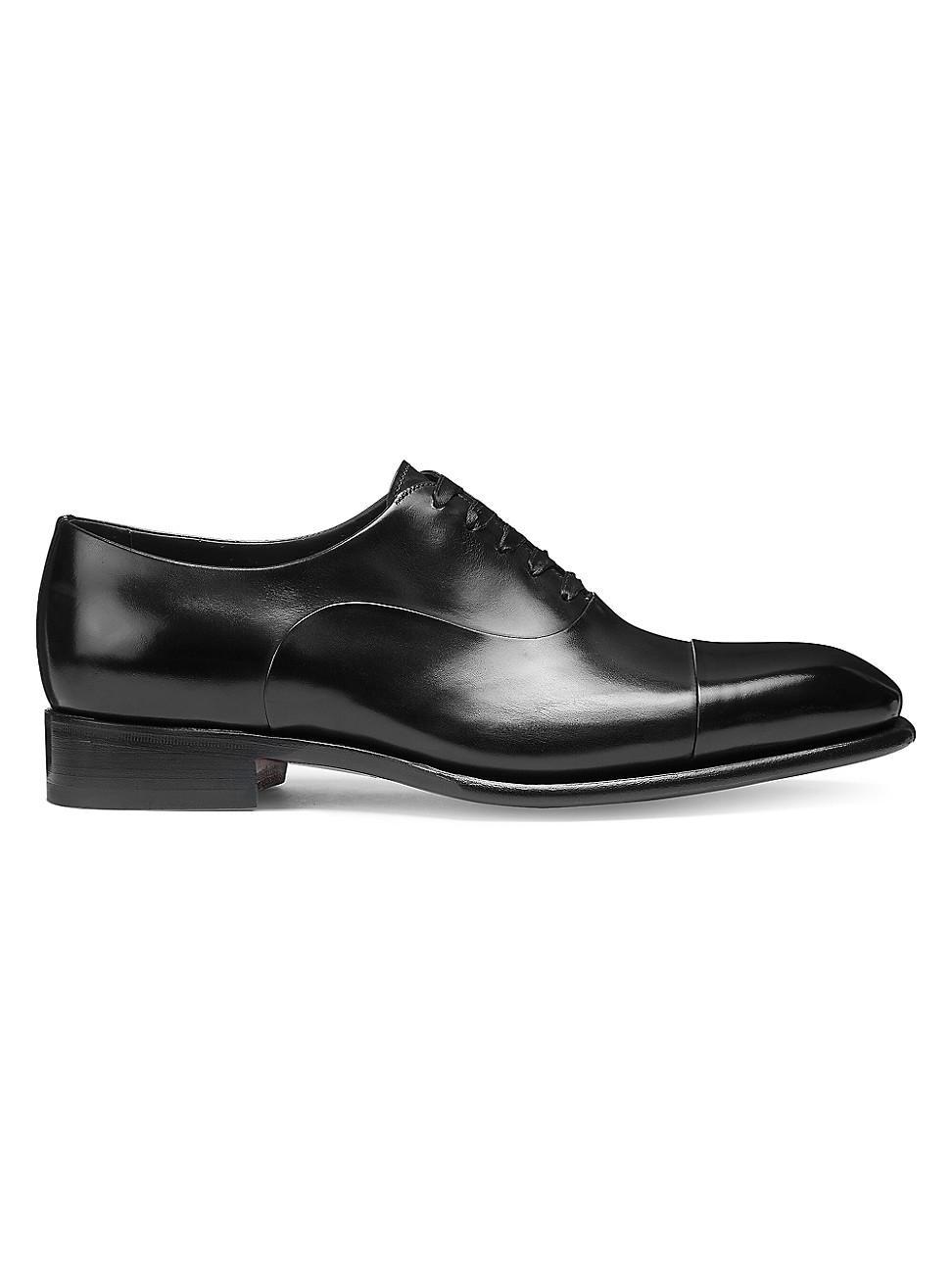 Mens Lace-Up Leather Dress Shoes Product Image