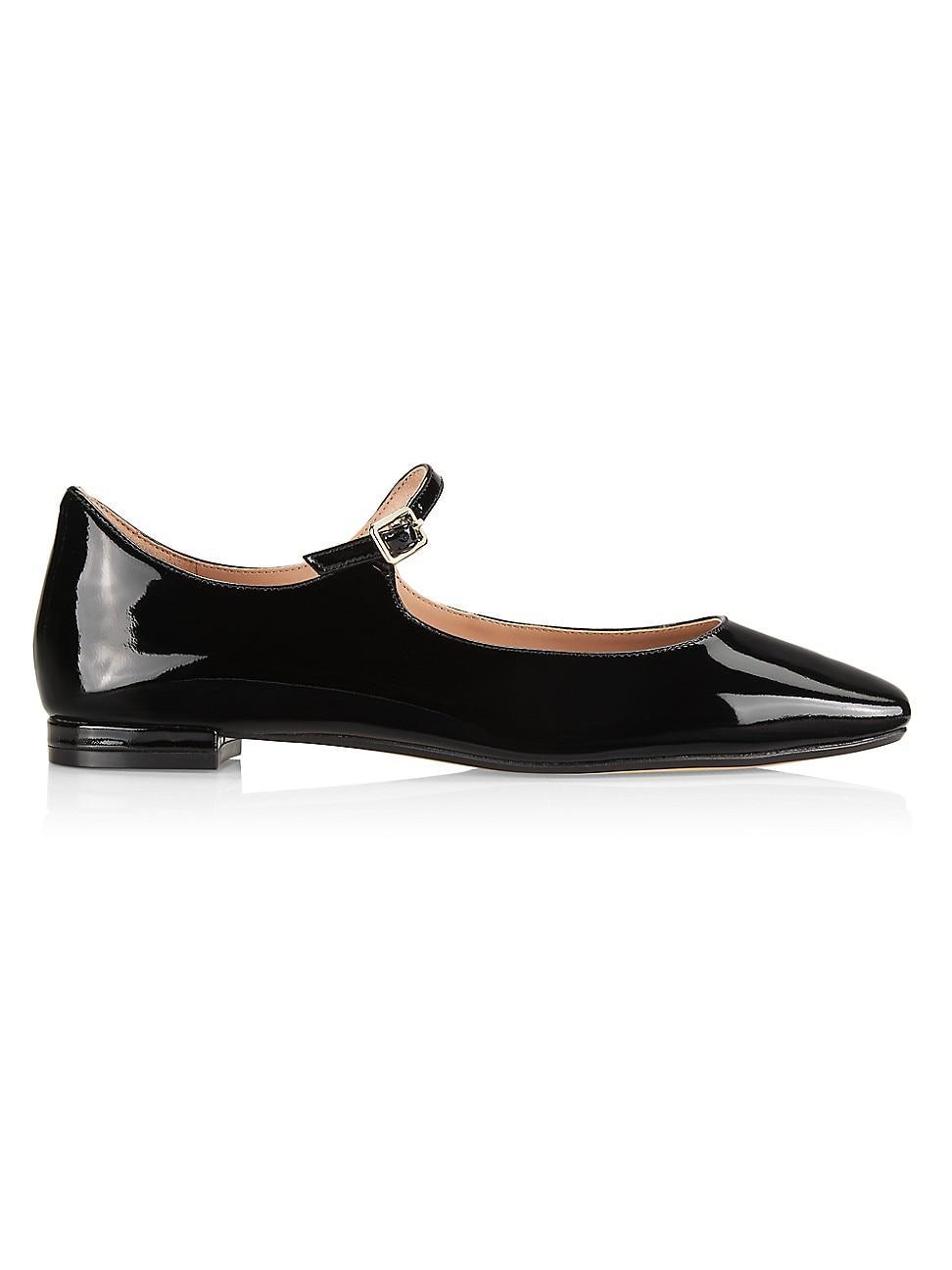 Womens Bridge Patent Leather Mary Jane Flats Product Image