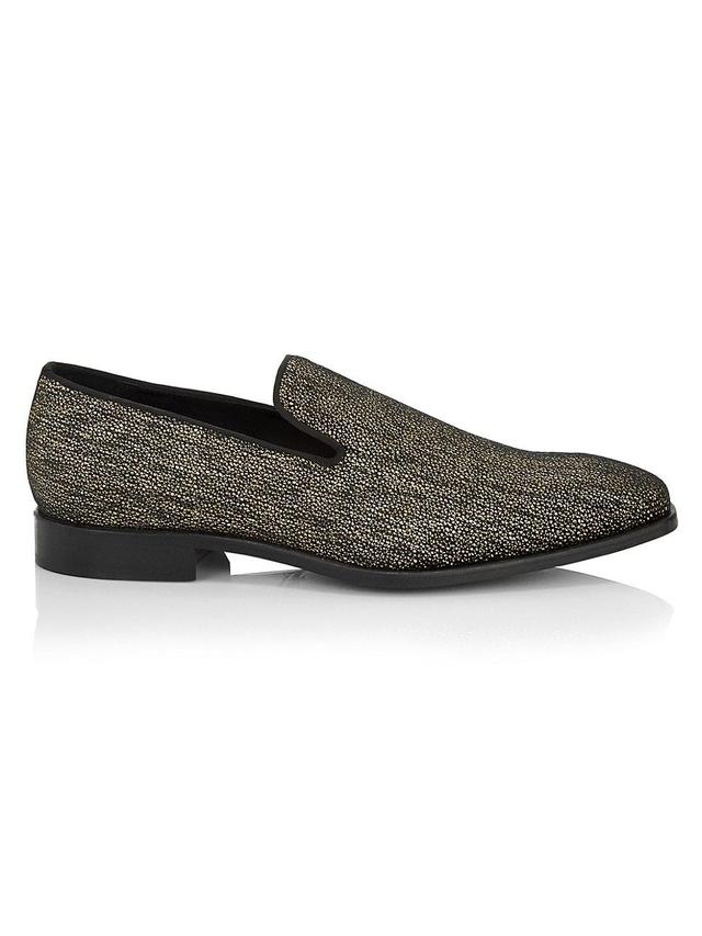 Mens COLLECTION Glitter Canvas Loafers Product Image