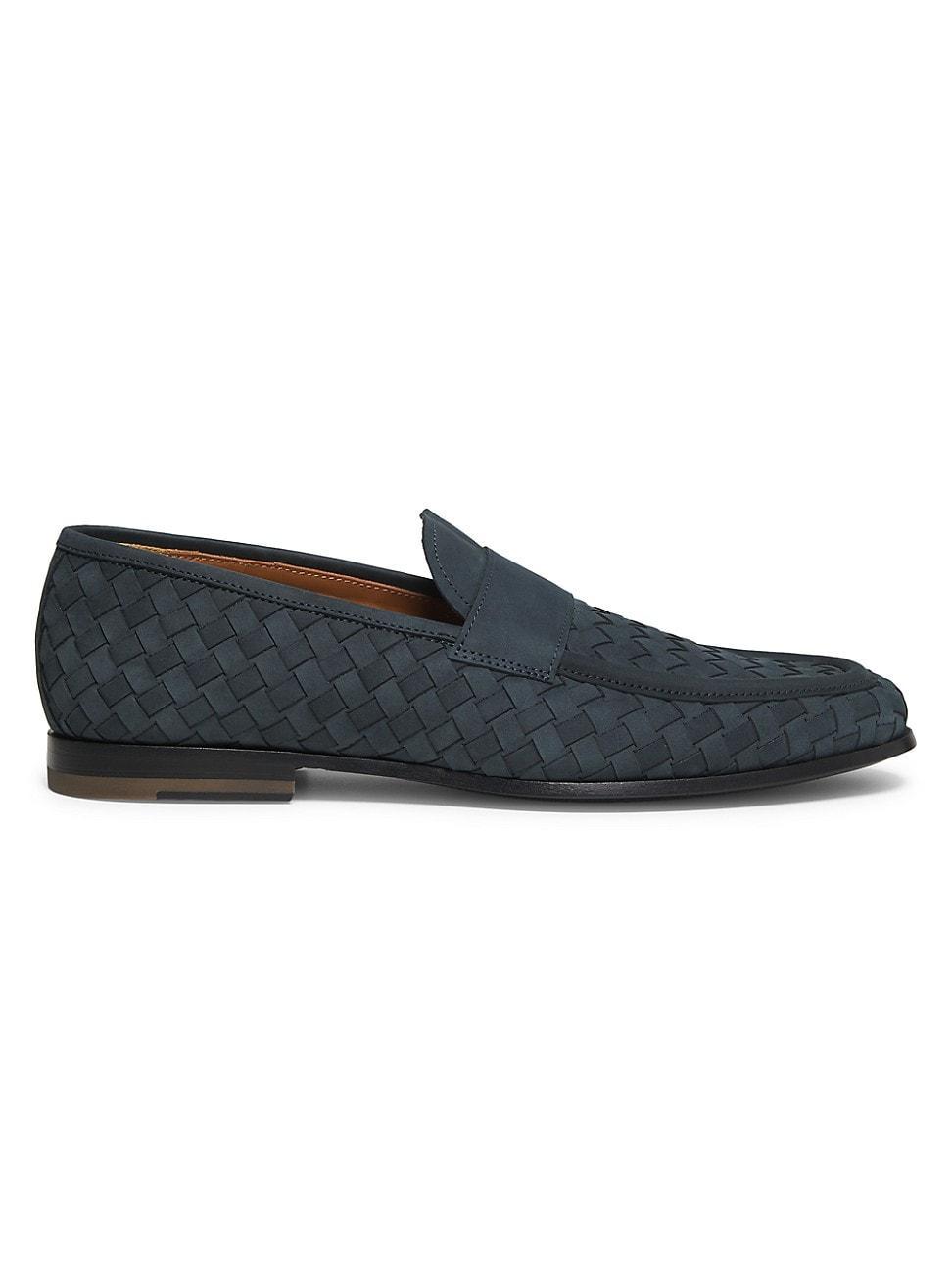 Mens Sikasso Woven Suede Loafers Product Image