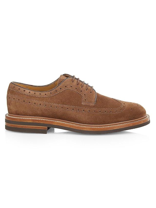 Mens Suede Lace-Up Brogues Product Image