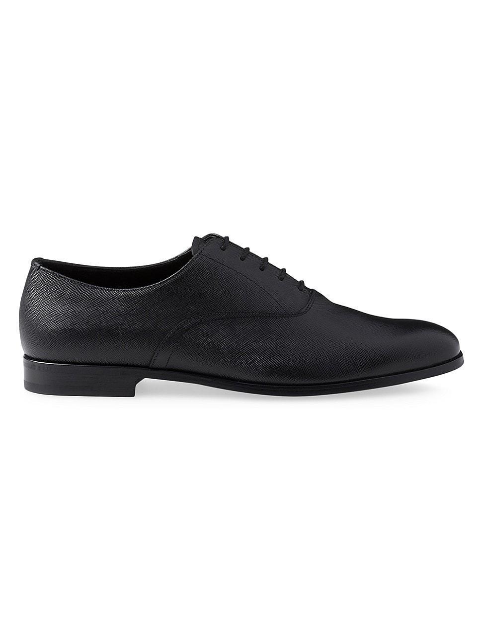 Mens Saffiano Leather Oxford Shoes product image