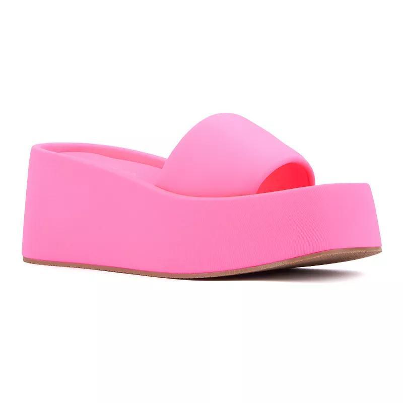 Olivia Miller Womens Uproar Wedge Sandal Product Image