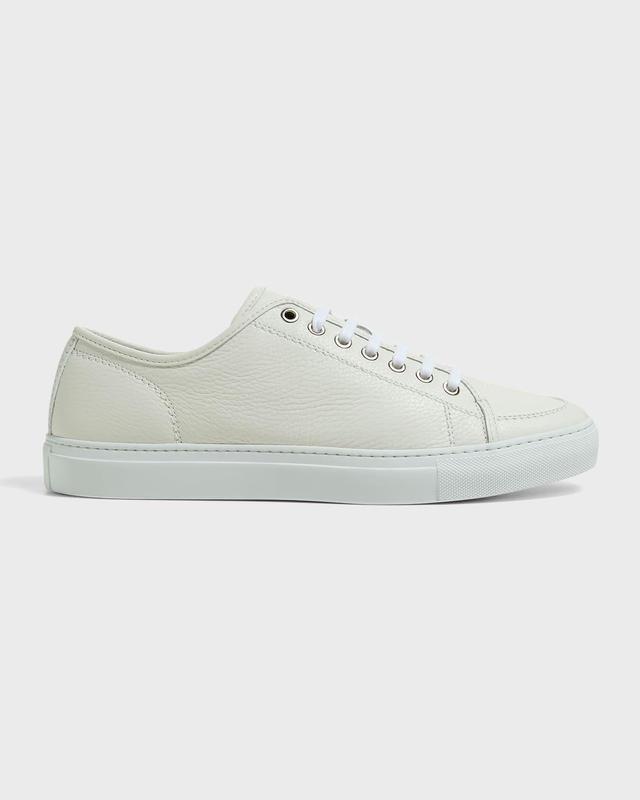 Men's Leather Low-Top Sneakers Product Image