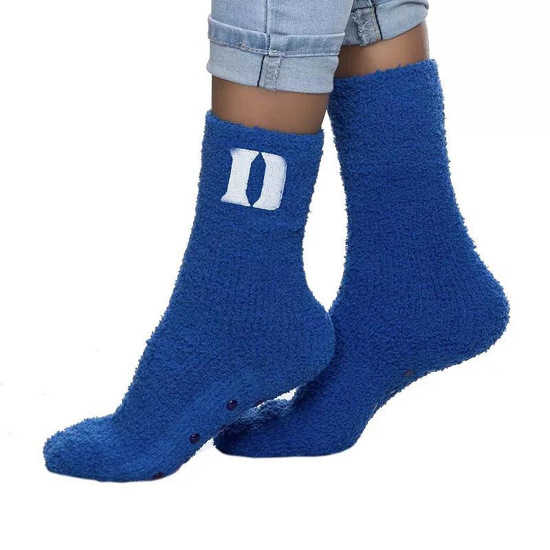 Womens ZooZatz Duke Devils Fuzzy Team Crew Socks Product Image