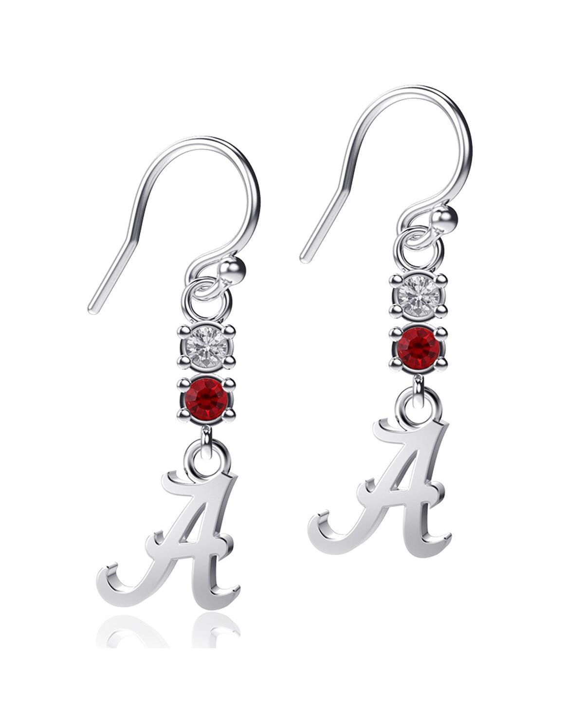 Womens Dayna Designs Alabama Crimson Tide Dangle Crystal Earrings Product Image