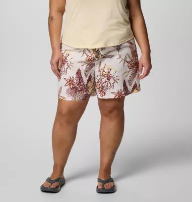 Columbia Women's Sandy River Printed Shorts III - Plus Size- Product Image