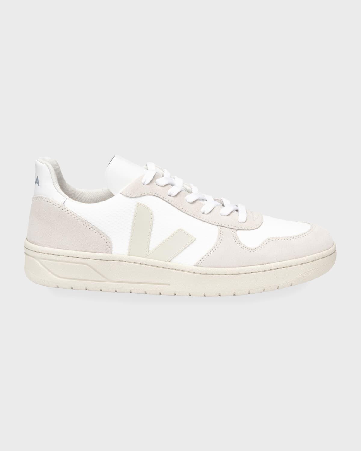 VEJA V-10 (B-Mesh White/Natural/Pierre) Women's Shoes Product Image