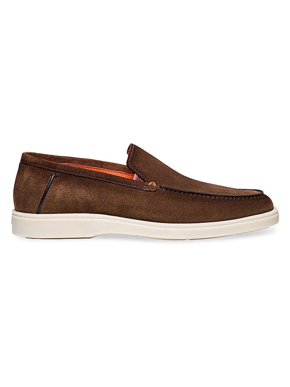 Mens Slip-On Suede Loafers Product Image