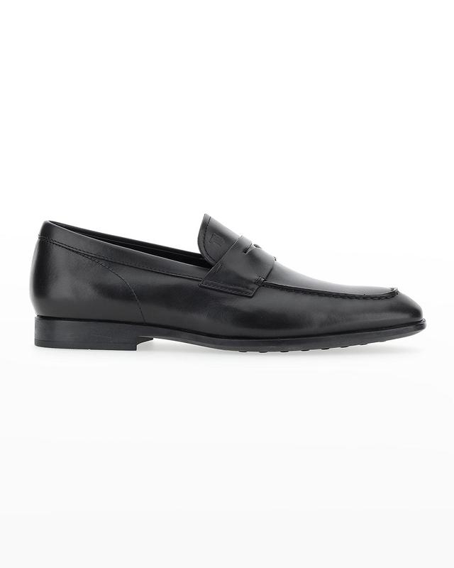 Mens Leather Penny Loafers Product Image