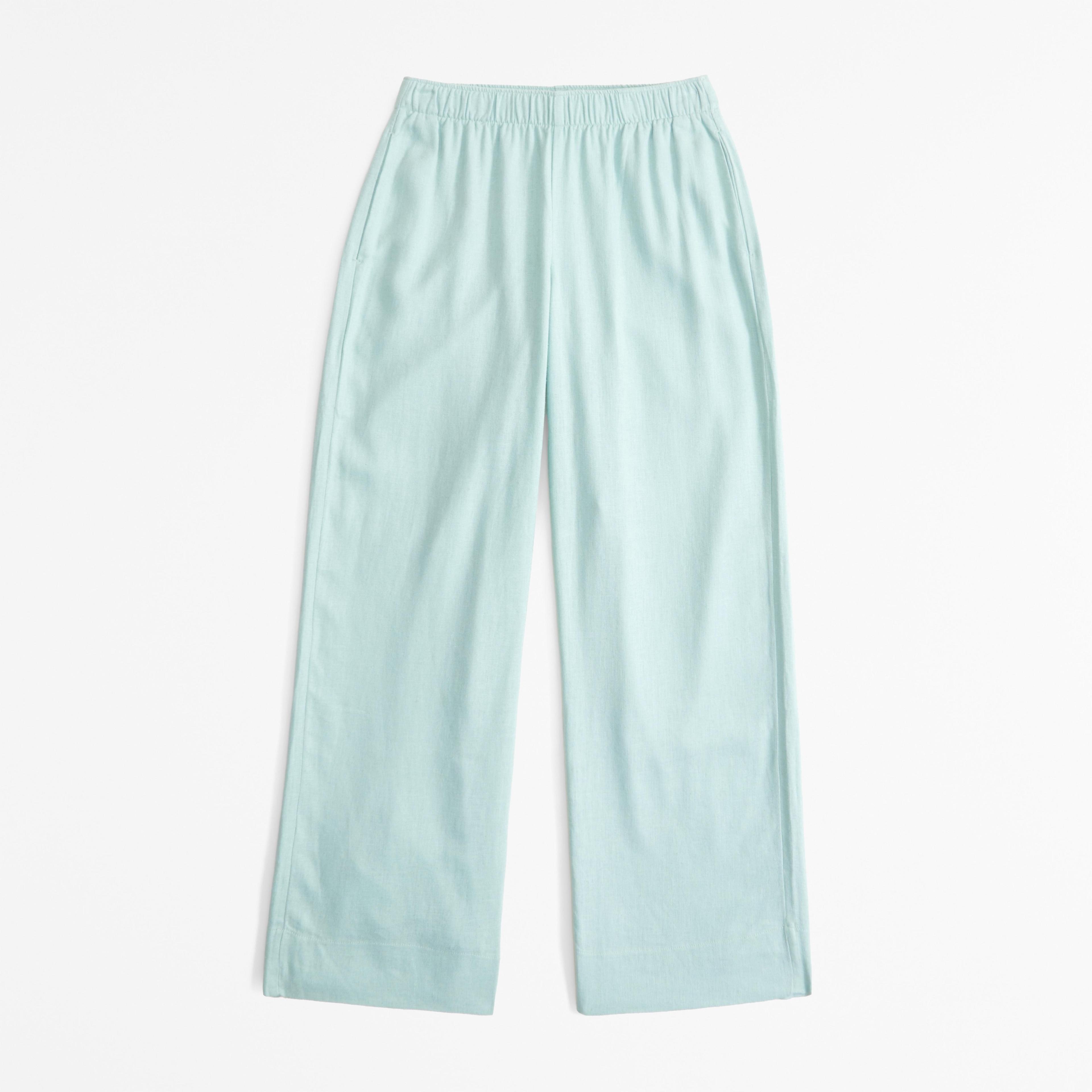 Linen-Blend Pull-On Pant Product Image