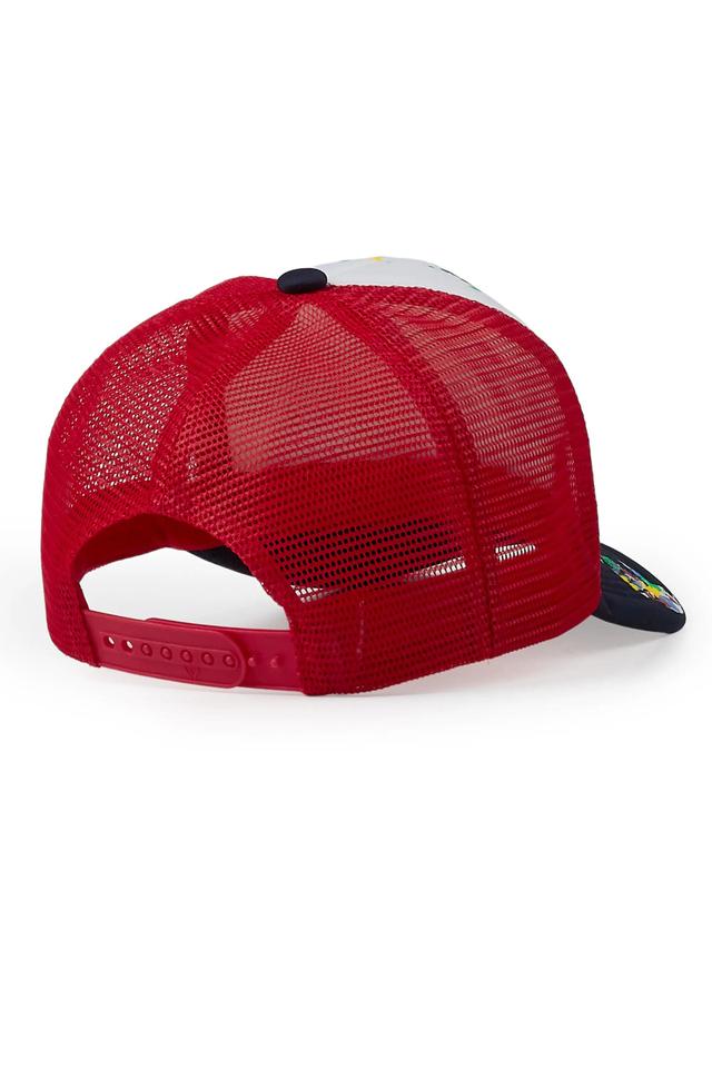 Neptune Red/Navy Trucker Hat Male Product Image