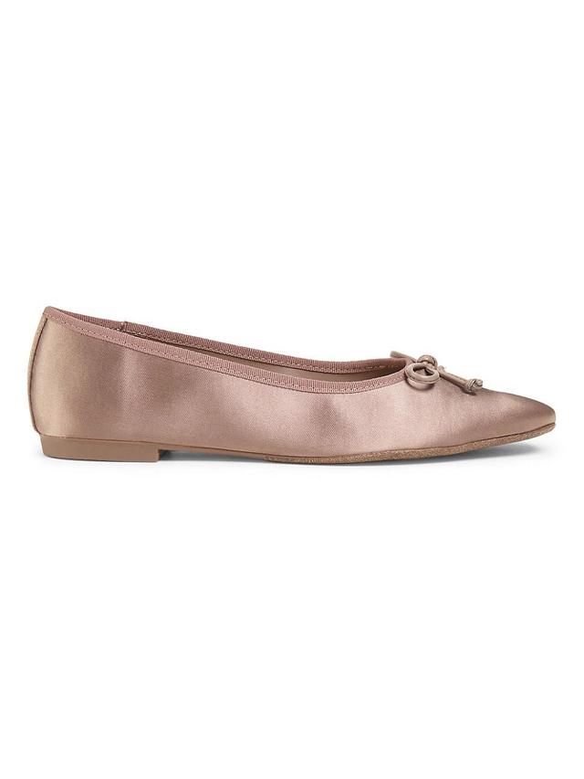 Womens Arissa Satin Ballet Flats Product Image