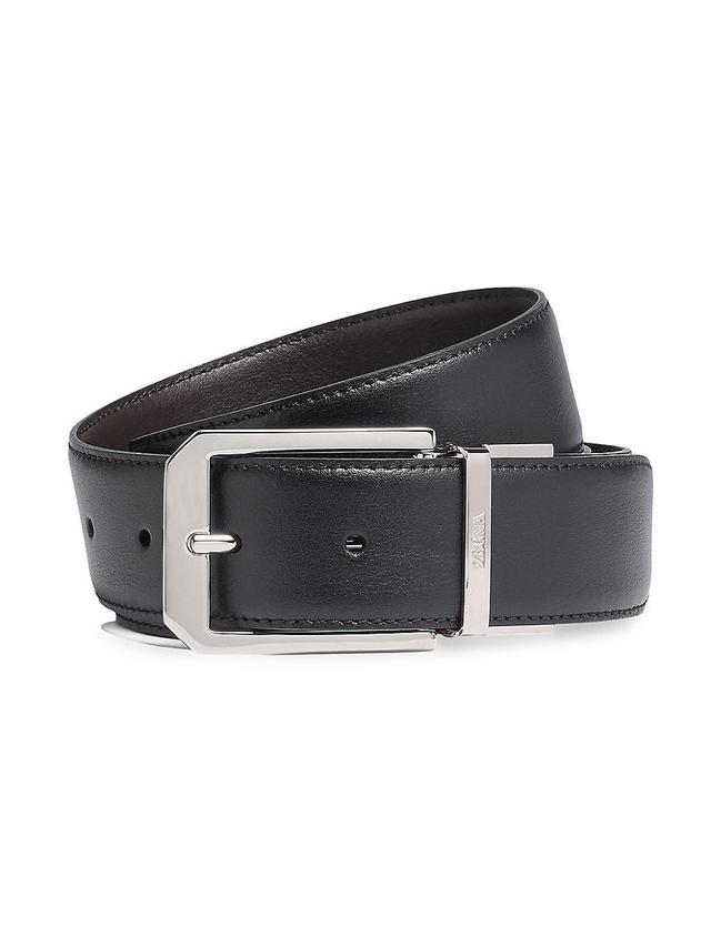 Mens Reversible Leather Belt Product Image