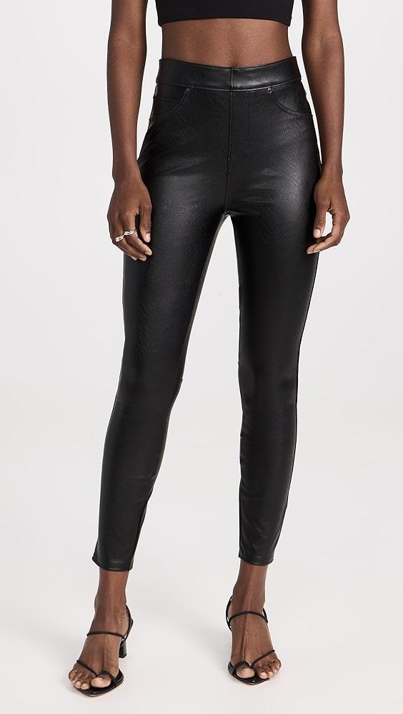 SPANX Leather Like Ankle Skinny Pants | Shopbop Product Image