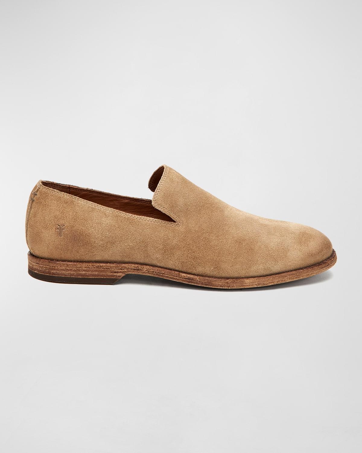 Mens Chris Venetian Suede Slip-On Loafers Product Image