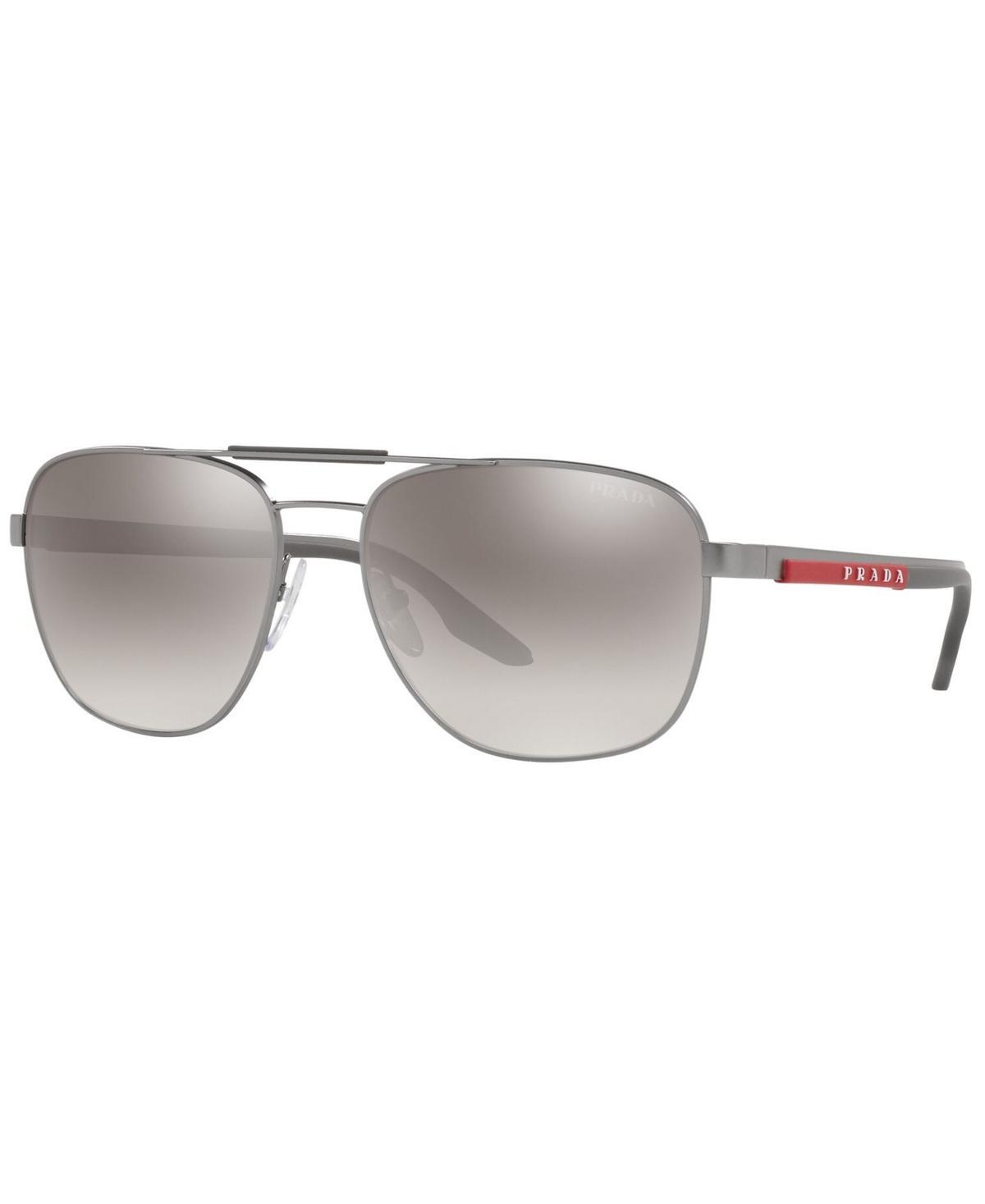 Prada Linea Rossa Mens Sunglasses, Ps 53XS 60 - MATTE GUNMETAL Product Image