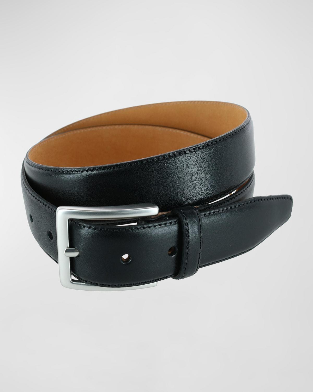 Trafalgar Men's Orion Calfskin Dress Belt, 35mm - Size: 44in / 110cm - Navy Product Image