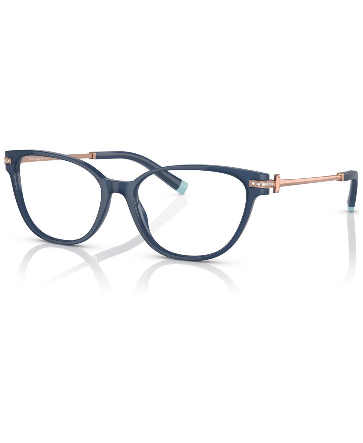 Tiffany & Co. Womens Cat Eye Eyeglasses, TF2223B52-o - Opal Blue Product Image