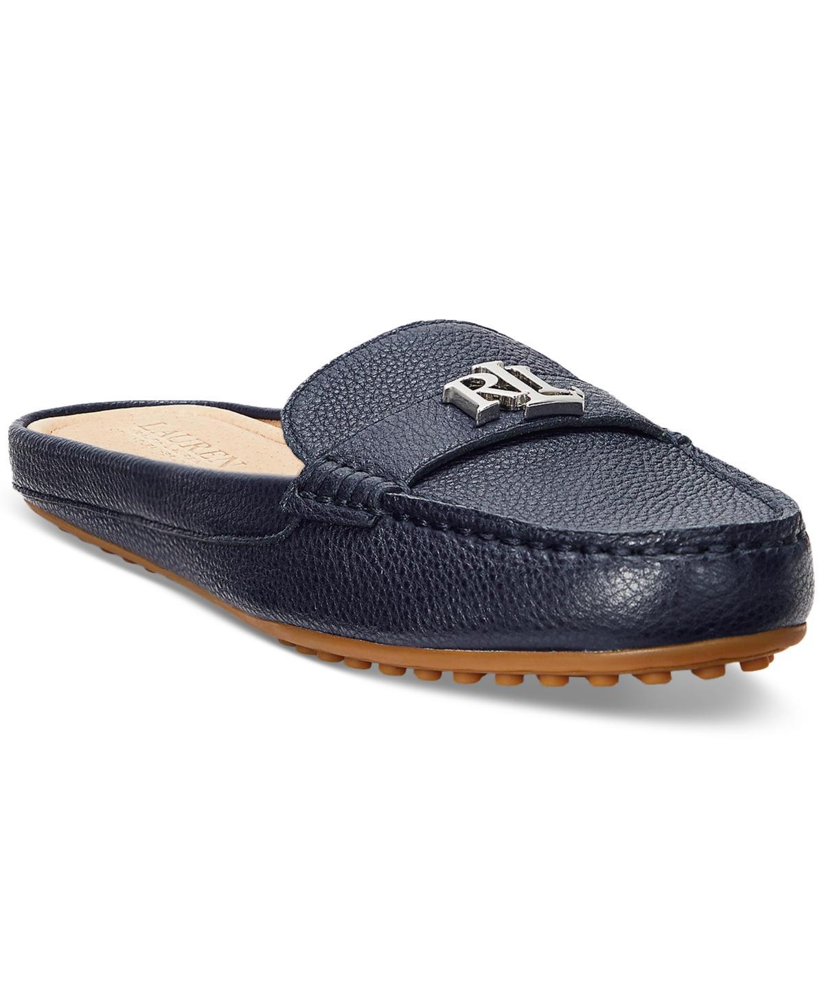 Lauren Ralph Lauren Womens Barnsbury Slip-On Hardware Mule Loafer Flats Product Image