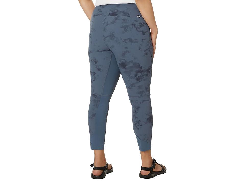 Mountain Hardwear Chockstone Trail Tights (Blue Slate Nebula Print) Women's Casual Pants Product Image