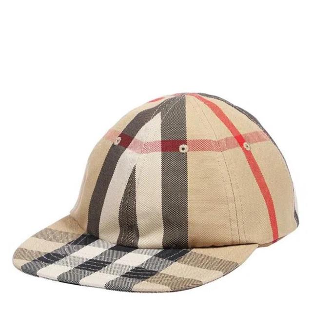 Archive Beige Check Reversible Baseball Cap Product Image