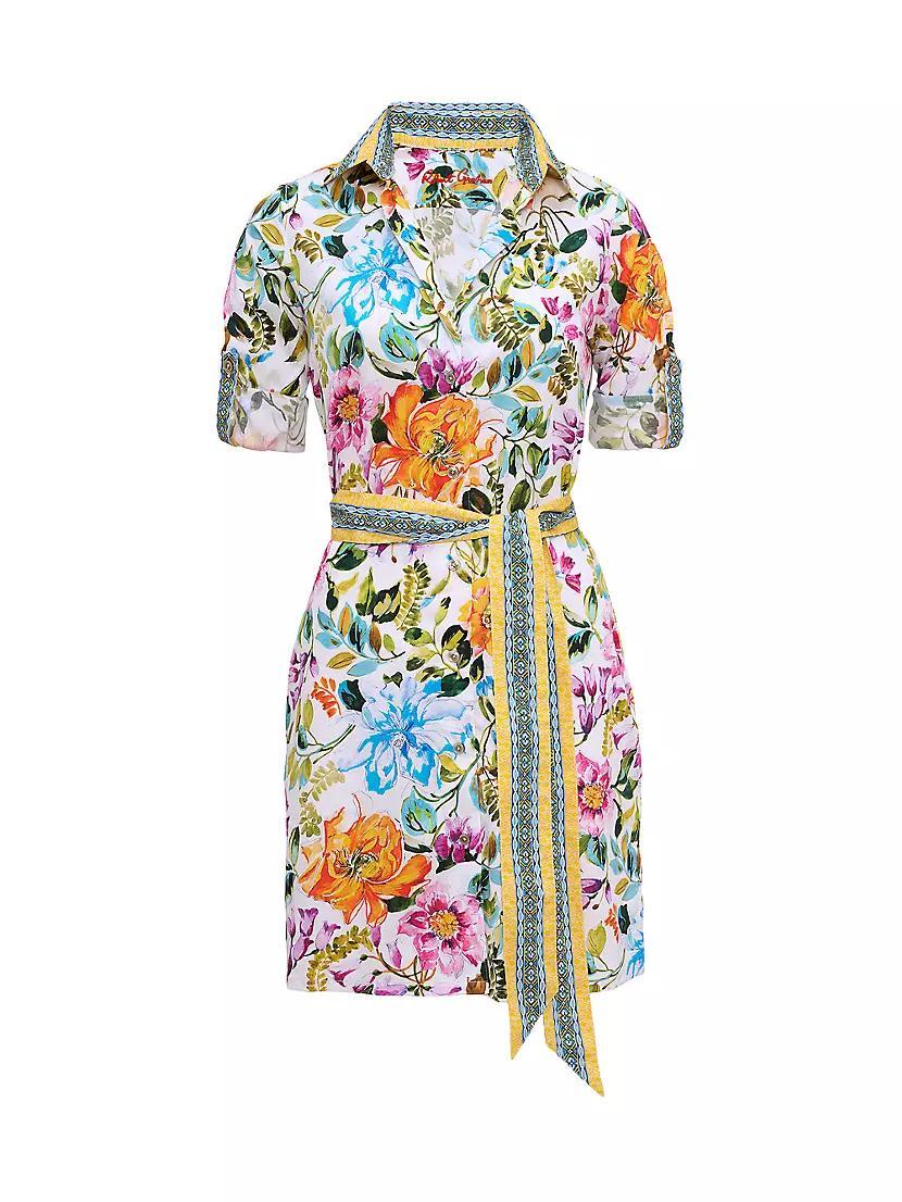 Haven Floral Belted Shirtdress Product Image