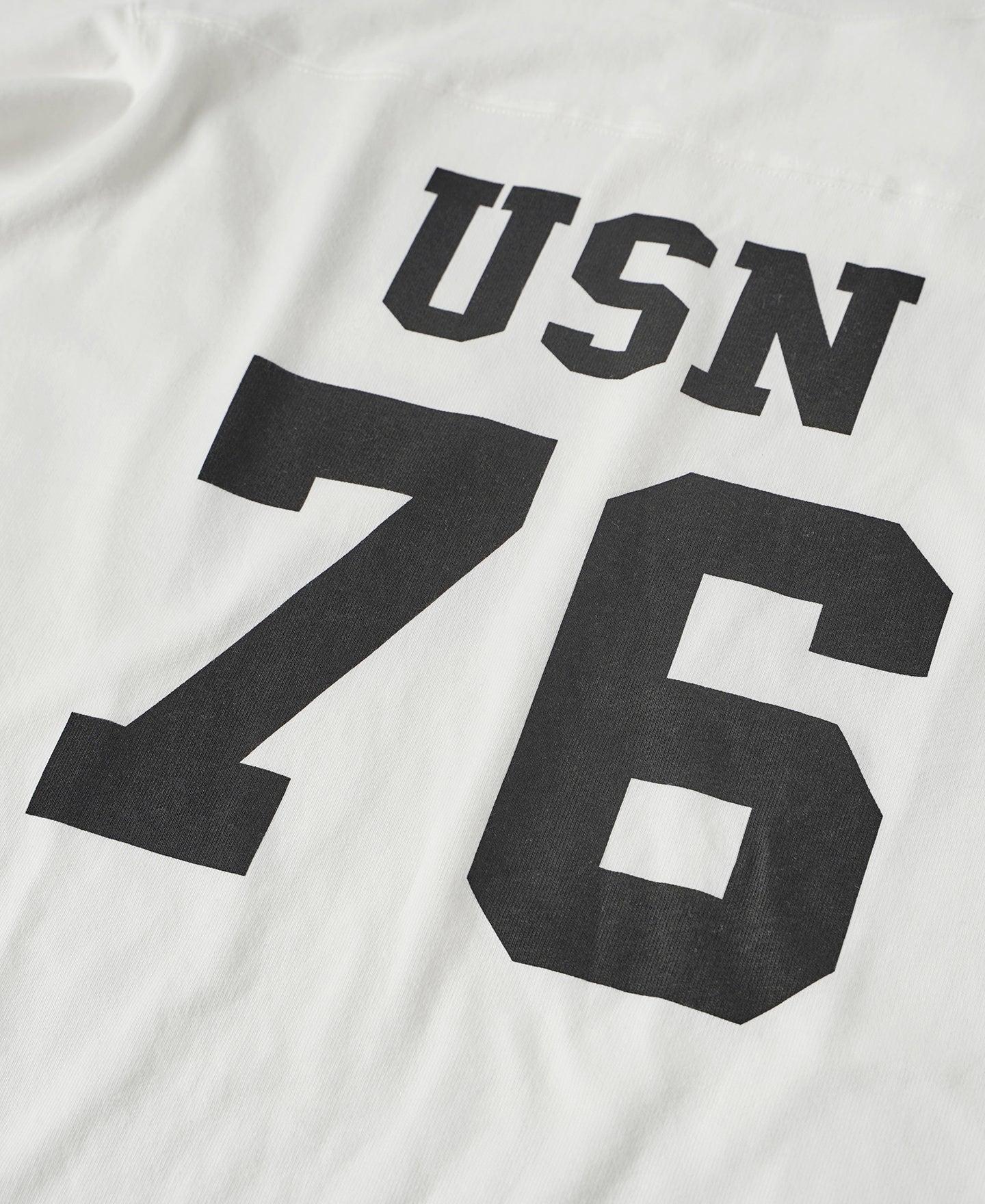 US Naval Football T-Shirt - White Product Image