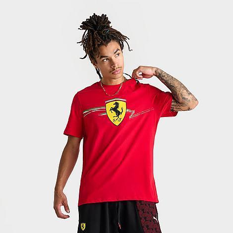 Mens Puma Scuderia Ferrari Race Big Shield Graphic T-Shirt Product Image