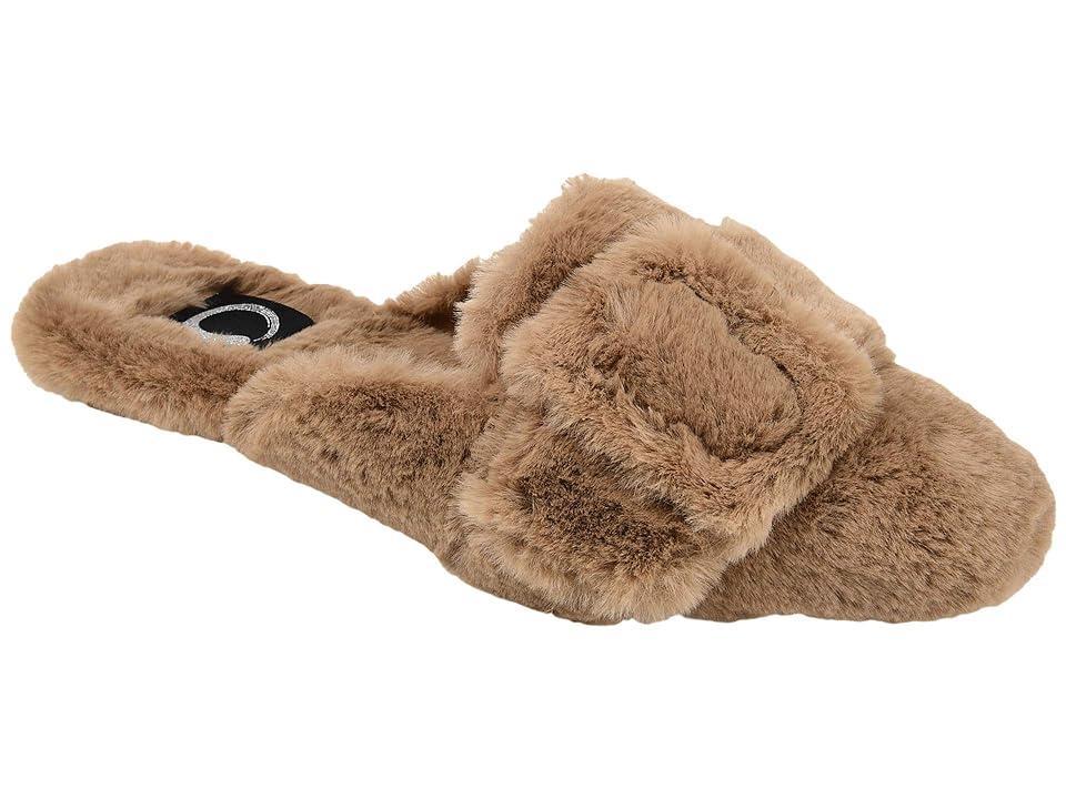 Journee Collection Faux Fur Eara Slipper Women's Shoes Product Image