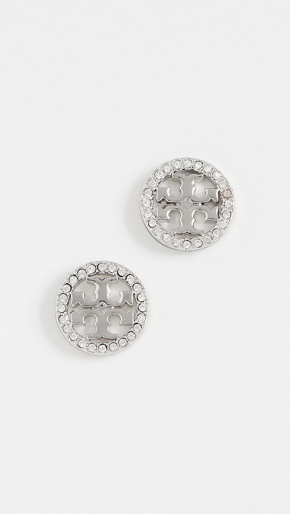 Tory Burch Miller Pave Stud Earrings | Shopbop Product Image