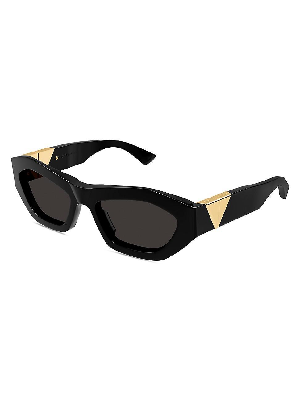 Bottega Veneta 54mm Rectangular Sunglasses Product Image