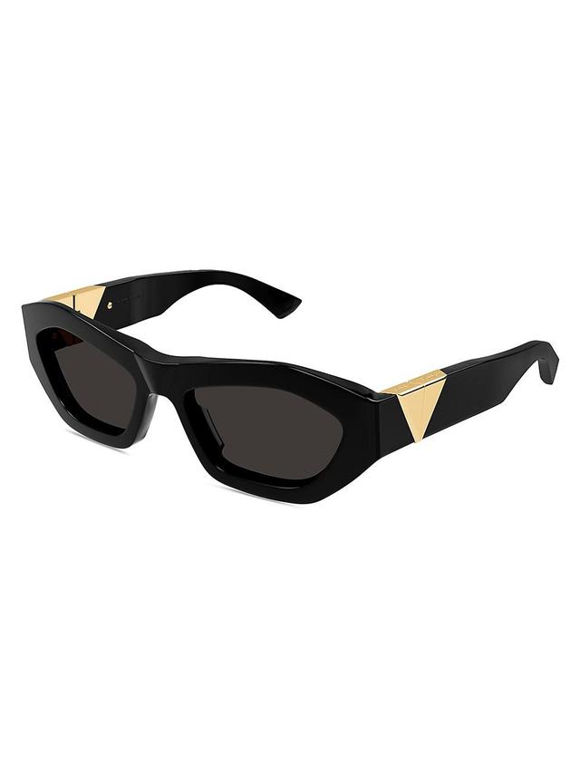 Womens 54MM Geometric Triangle Sunglasses Product Image