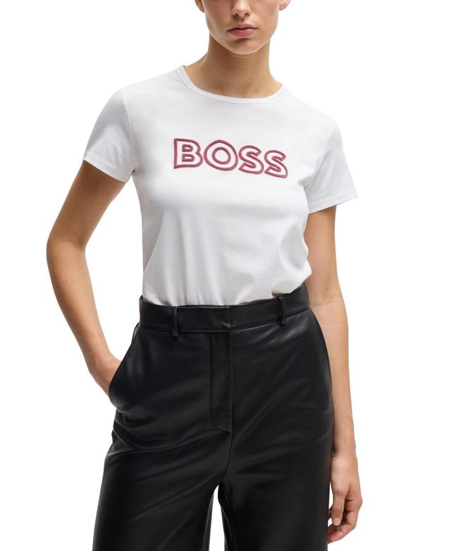 Boss by Hugo Boss Womens Logo Detail T-Shirt Product Image