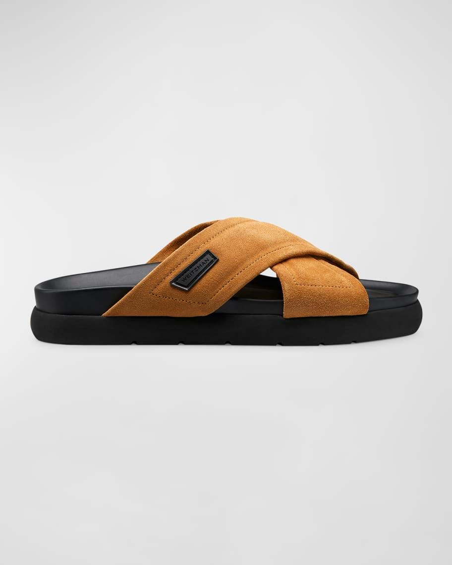 Mens SW Flex Leather Sport Slides Product Image