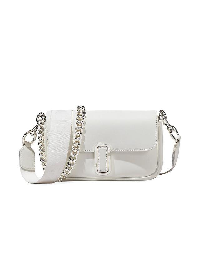 Marc Jacobs The J Marc Mini Shoulder Bag Silver) Shoulder Handbags Product Image