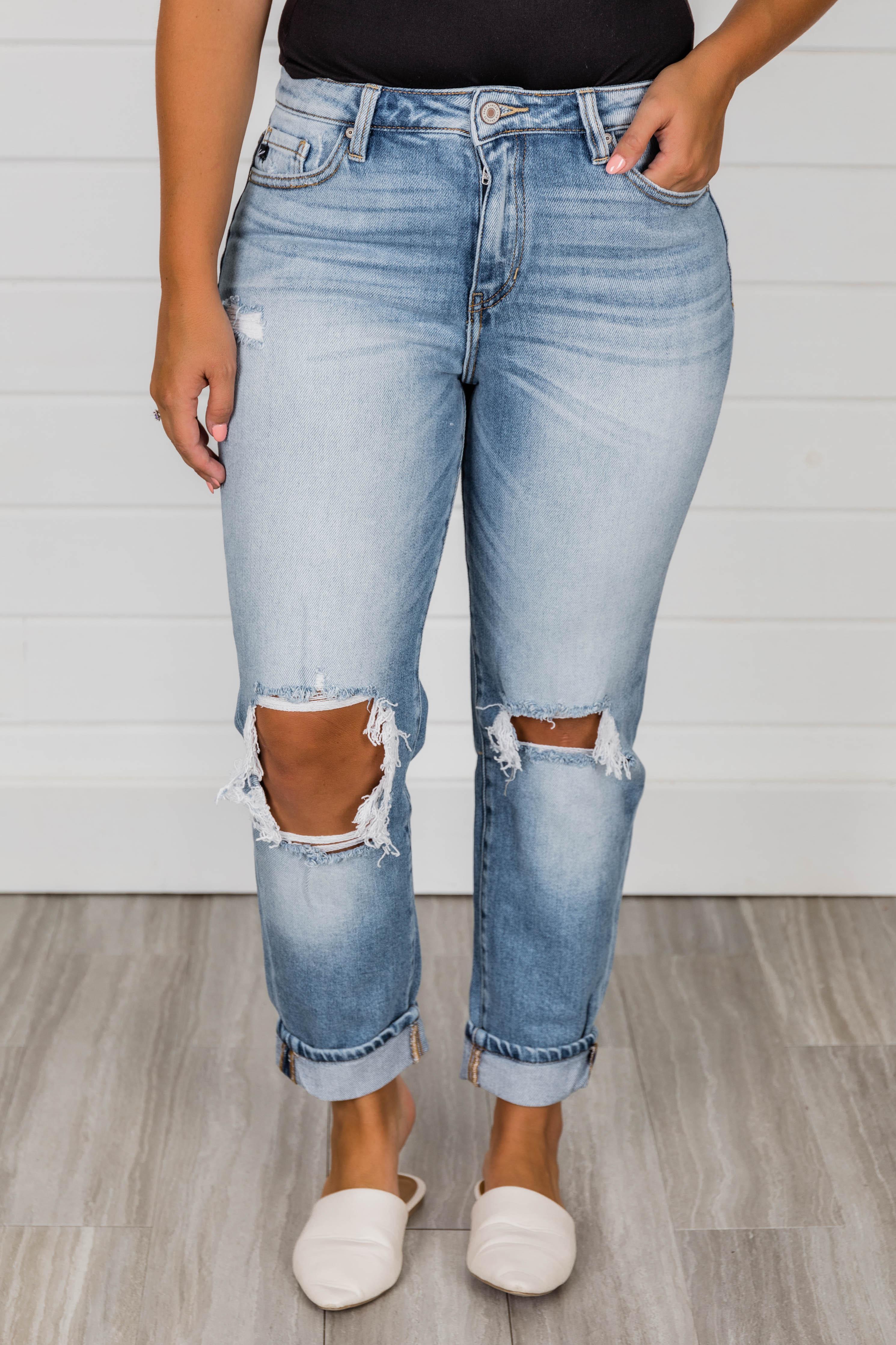 Lesley High Waisted Mom Jeans FINAL SALE Product Image